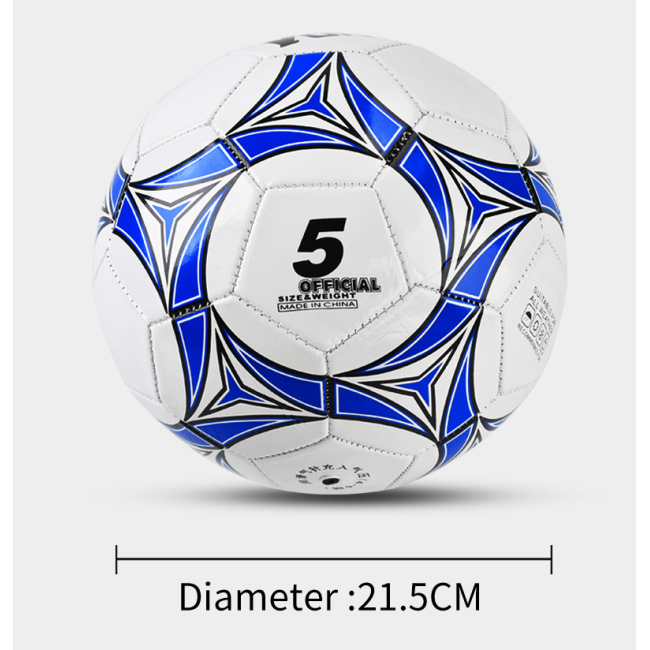 Custom logo size 5 good quality sporting soccer ball