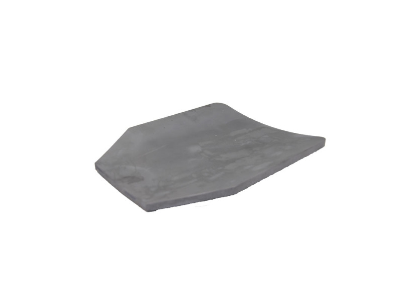 Single-curved lightweight Sintered silicon carbide (SIC) ceramic plate BP21742 for bulletproof plate