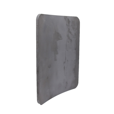 Rectangle Single-curved Sintered silicon carbide (SIC) ceramic plate BP22010 for bulletproof plate