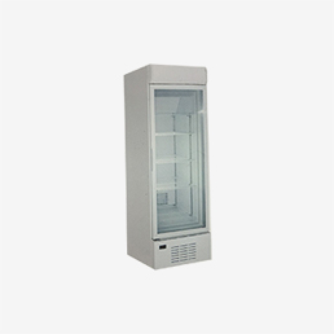218L Transparent Anti-Frost Double Layers Glass Showcase with Lock