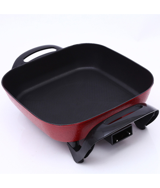 Square Electric Skillet Hot Pot for Home Use