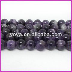 CR5179 Natural Round Amethyst Beads