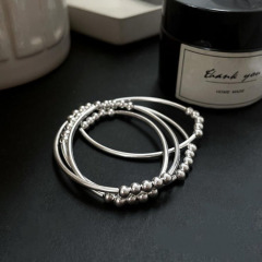 SS3001 fine jewelry wholesale, s925 sterling silver bangle bracelet