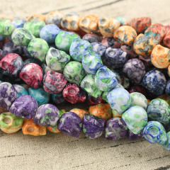 RF0627-1 High quality rain flower stone beads, loose gemstone beads, skull stone beads