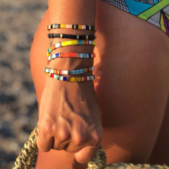 BG1045 Bohemian Summer Beach 2019 Bracelets Fashion Pulseras Janpan Miyuki Tila Glass Splash Bracelets
