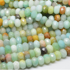 AM0913 Natural multicolor amazonite rondelle beads,amazoite abacus beads