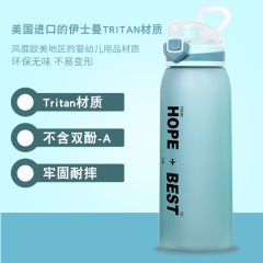 Fitness tritan outdoor sports water bottle with lid