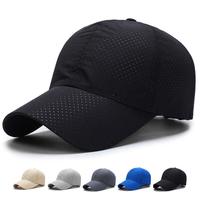 Summer men's baseball cap quick drying outdoor hat