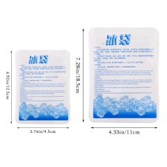 Disposable fast cooling Instant Cold Compress therapy Pack self priming ice freezer packs for food delivery