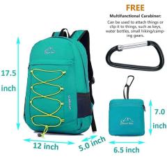 Waterproof outdoor sports travel durable foldable backpack ultralight men women climbing pocket bag