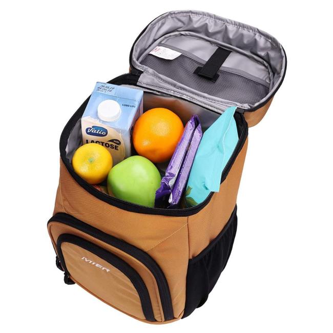Wholesale multifunctional  printed leafproof insulated backpack cooler bag