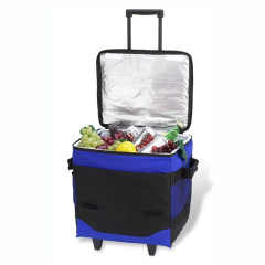 Man Multi Functional Travel Professional Soft Large Wheeled Cooler Trolley Dolly Bag Trolly With Wheel
