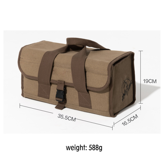 Factory Custom Camping Tool Set Bag Carrying Case Rectangle Tent Stakes Hammer Storage Bag Tarp Peg Tool Bag