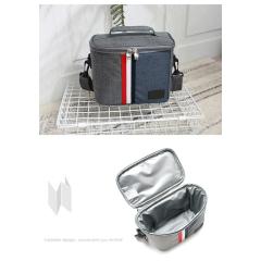 Wholesale foldable Large Capacity Cooler Bag Portable Food Insulated Cooler Tote