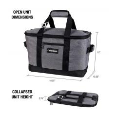 48 Can Collapsible insulated Cooler Bag for lunch travel camping