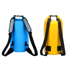 PVC Waterproof Dry Bag 10L 20L 30L Customized Outdoor Diving Folding Man Women Beach Swimming Bag Rafting River Cycling backpack