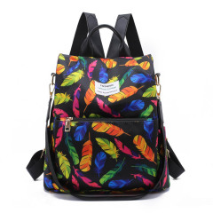 Student schoolbag high capacity anti theft backpack for junior high school students