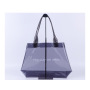 Green plastic transparent laser PVC handbag jelly bag custom export high end gift bag logo