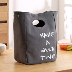 OEM Eco-friendly customized durable waxed canvas water lunch bag