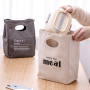 OEM Eco-friendly customized durable waxed canvas water lunch bag
