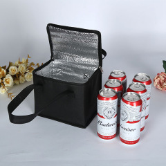 Custom Design Insulated Cooler Bag Non Woven Outdoor Food Delivery Cooler Bag