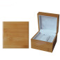 wholesale reusable eco friendly Bamboo watch box Custom logo wooden watch single packaging box
