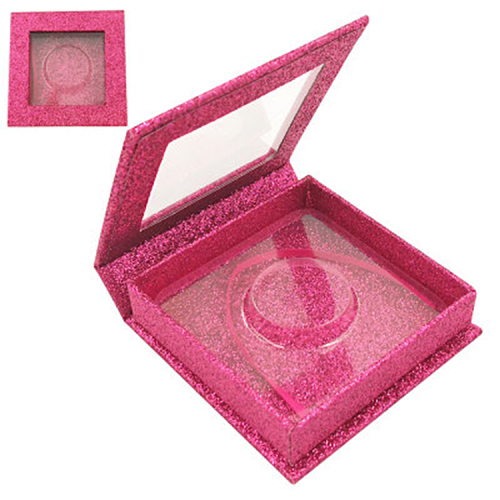 Wholesale flip gift box packaging with logo eyelash vendor customized boxes