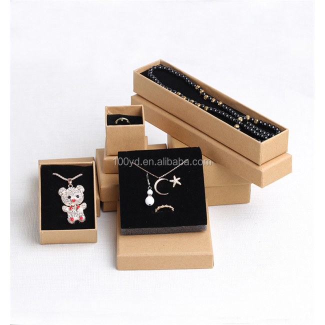 Offset printing recycled Kraft paper jewelry boxes