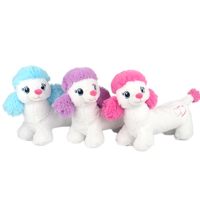 Soft Plush Stuffed  Poodle Dog toy