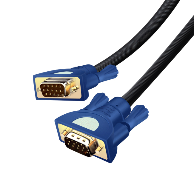 PCER VGA Cable 3+4 foil Shielding VGA To VGA Cable For HDTV PC Laptop TV Box Projector Monitor cable vga cord 1920*1080P