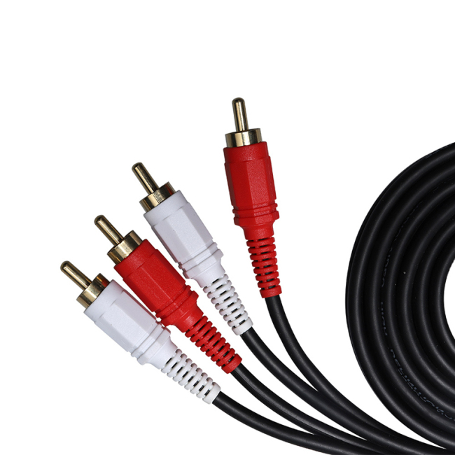 Audio Line Cable 2RCA to 2RCA Male to Male Audio Cable RCA Audio Cable 1.5m 3m 5m for Home Theater DVD TV Amplifier CD Soundbox