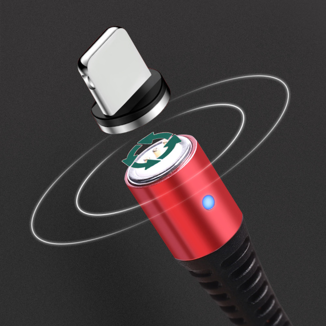 PCER USB Charing Cable for Iphone Xiaomi Samsung Huawei Oneplus Htc phone data cable 3A Fast Charge wire Magnetic USB Cable Cord