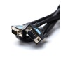 PCER VGA Cable 3+9 foil Shielding VGA To VGA Cable For HDTV PC Laptop TV Box Projector Monitor cable vga cord 1920*1080P