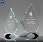 Souvenirs K9 Crystal Trophy Camber Diamond Crystal Glass Awards Wholesale