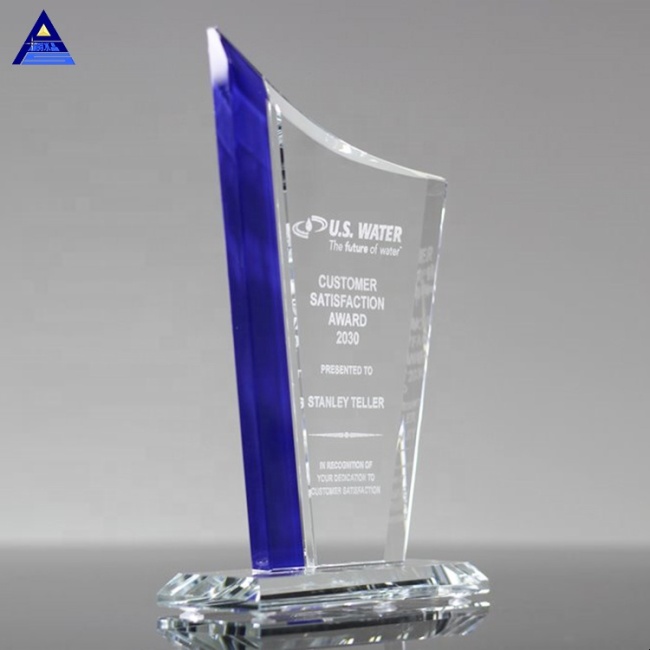 China Wholesale High Quality Sapphire Sweep Award Trophy For Modern Design