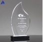 Customized Sandblasting Clear Blank Wildfire Acrylic Flame Glass Awards