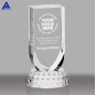 Sports Competition Crystal Golf Plaque Award,Crystal Golf Paperweight, 3D Laser Crystal Ball Golf