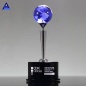 Wholesale Newest Custom Crystal Glass Award Trophy For World Globe events