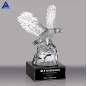 Wholesale Cheap Flying Eagle Model Crystal Eagle Trophy For Business Or New Year Gifts