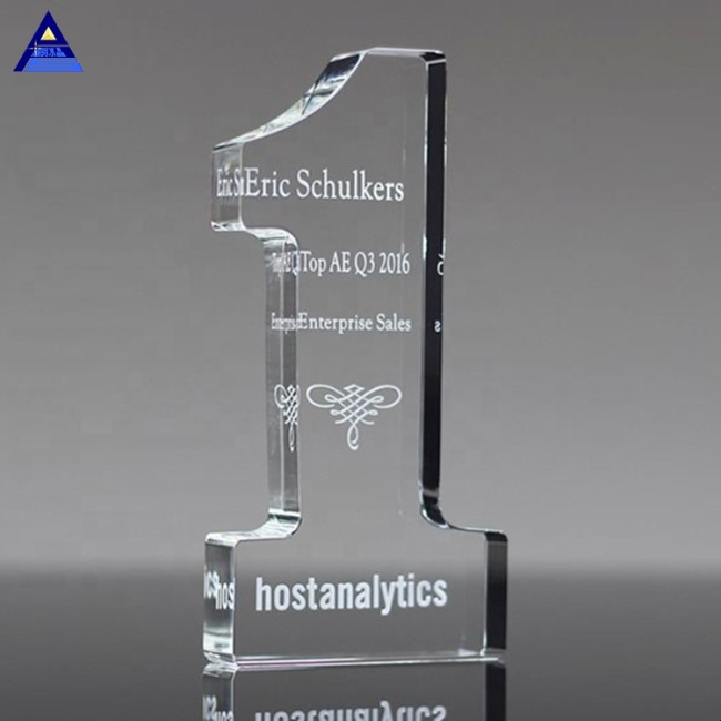 Best Selling Personalized Engraving Crystal Teacher Of The Year Award Trophy