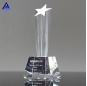 Hot Sale Monument Crystal Awards Use Custom Logo Clear K9 Star Shaped Crystal For Business Gift