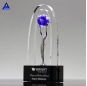 Hot Sale Design Allegory World Globe Crystal Glass Trophy Award