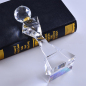 2020 New 3D Lasered Crystal Trophy With Glass Globe For Business Souvenir Awards