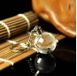Crystal Ball 3D Engraved Key Chain Ring Keyring Keychain LED Glow Pendant Gift