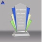 Wholesale Custom Clear K9 Crystal Trophy Cheap Awards Plaque Graduation Crystal Corporate Gift With Base