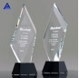 Best Selling Custom Design Obelisk Shape Blank Glass Award For Logo Engraving