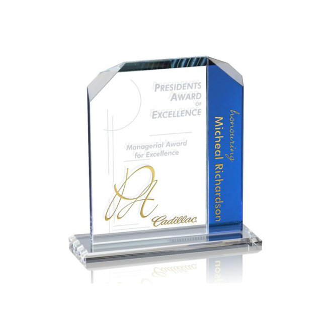 Creative Customize Crystal For Honor Gift Shields Slap-up Trophy Transparent Glass Frame Photo Award Certificate Template
