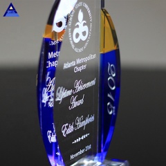 Trophée de cristal du prix Fuego de vente directe d'usine pour le souvenir