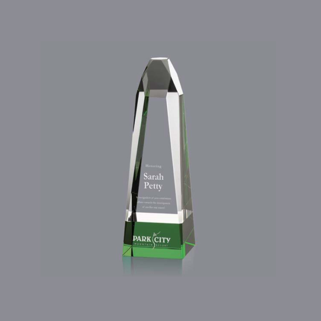 High Quality Wholesale New Obelisk Optical Crystal Trophy Awards Blank For Laser Engraving