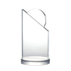 Yiwu Supplier Wholesale Hot Sale Luxury New Glass Customize Blank Trophy For Souvenir Memorial Events